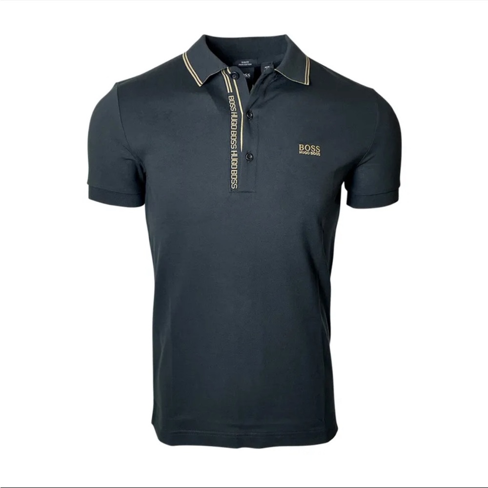 NWOT’s Hugo Boss Slim Fit Pima Cotton Polo Shirt Men’s Size Small
